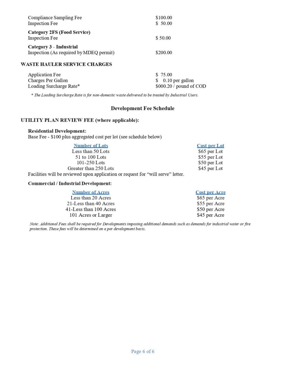 Appendix A Fees And Rates