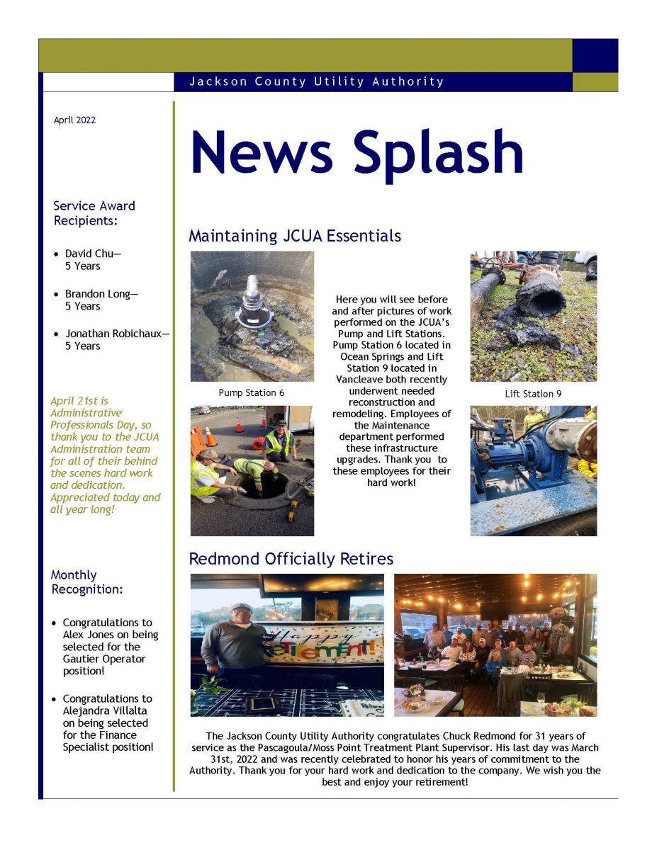 April 2022 Newsletter