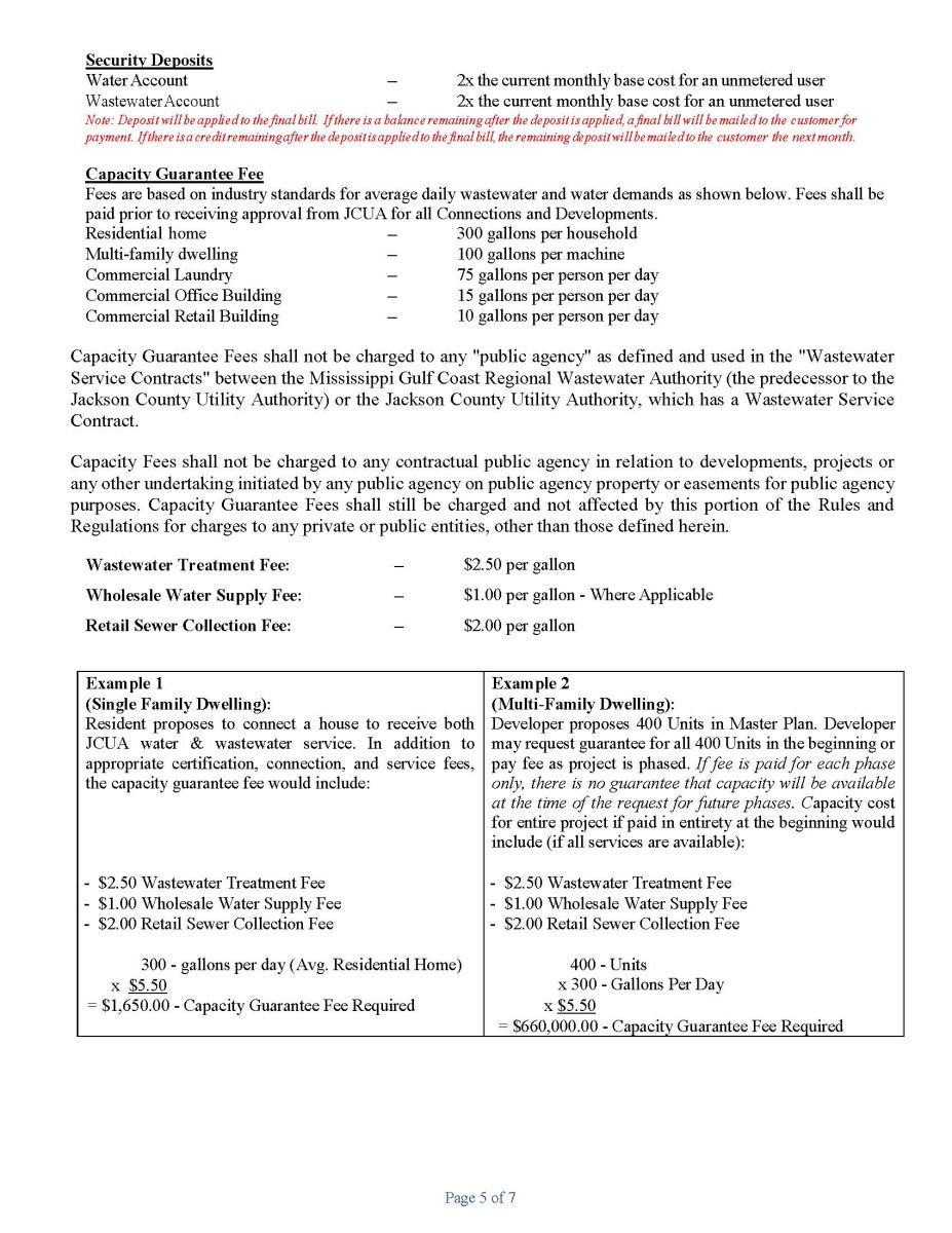 FY-2023 Appendix A - Fees and Rates Page 5 of 7 Eff. 03/27/23